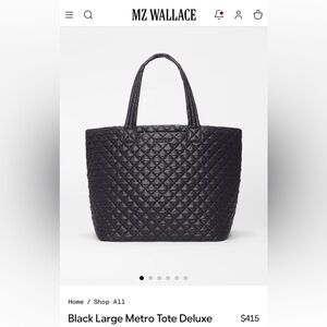 Mz Wallace Large Metro Tote Deluxe